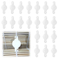 20 Pack String Clip for Roll Up Shade Compatible with Radiance, Cord Clips for Curtains and Shades, Outdoor Bamboo Roller Blind Replacement Clips