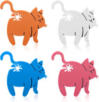 4PCS Funny Cat Butt Bread Clip, 3D Printed Cat Butt Bag Clips for Cat Lovers, Reusable Bread & Chip Bag Sealer Quirky Kitchen Gadget Home Decor Gift