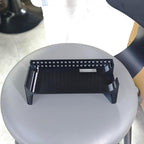 Falnvita Game Consoles Stand for Switch 2 (2025), Horizontal Angled Airflow Dock Stand for Switch 2 Shelves, Game Console Accessories for Shelves, Easy Docking and Undocking