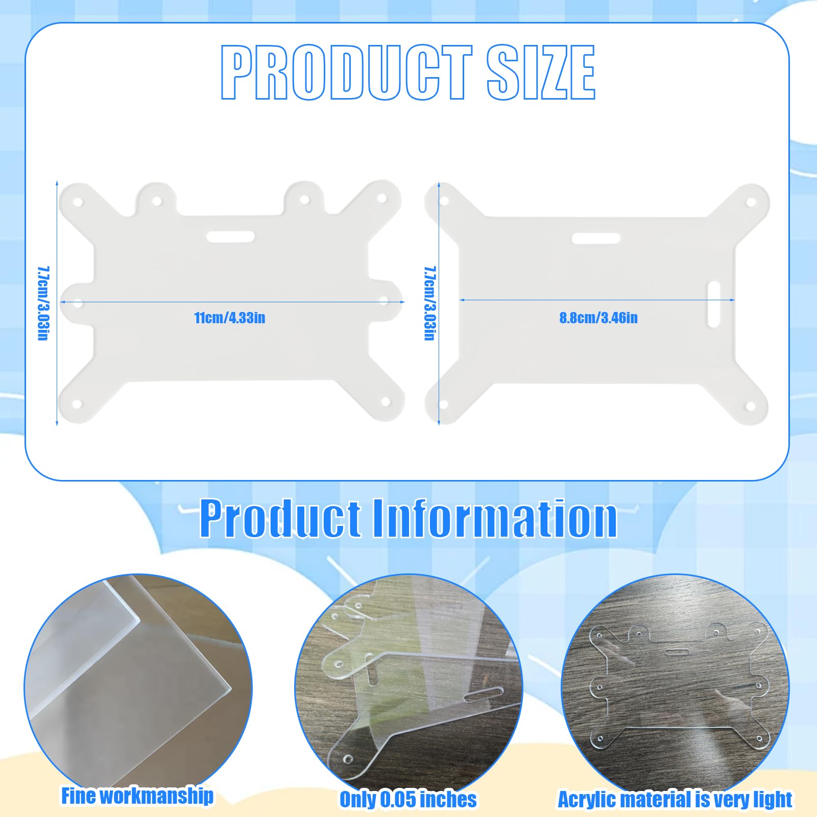 6pcs Badge Buddy Pin Holder for Displaying Badges Accessories, Badge Pin Holder for Horizontal and Vertical Use, Suitable for Nurse ID Cards, Student ID Cards, Employee Cards