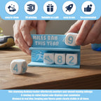 Falnvita Desk Running Mileage Tracker for Recording Mileage Running Pedometer & Goal Setter, Fitness Motivation Display for Runners, Marathon Training Gift (Black Boys)