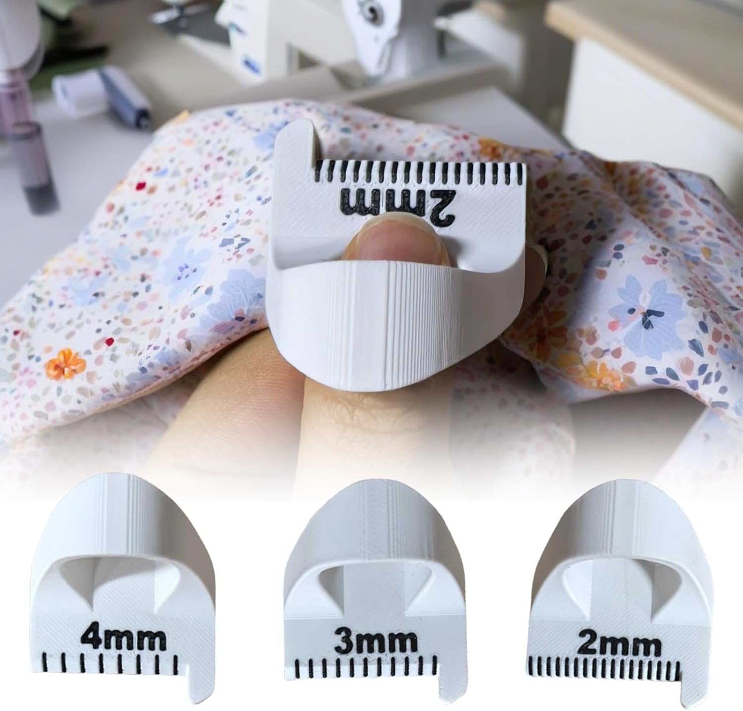 Sewing Templates, Sewing Template Kit for Consistent Stitches, Equal Stitch Sewing Templates with 3 Sizes (4mm, 3mm and 2mm), Quilting and Sewing Aids, DIY Sewing Tools