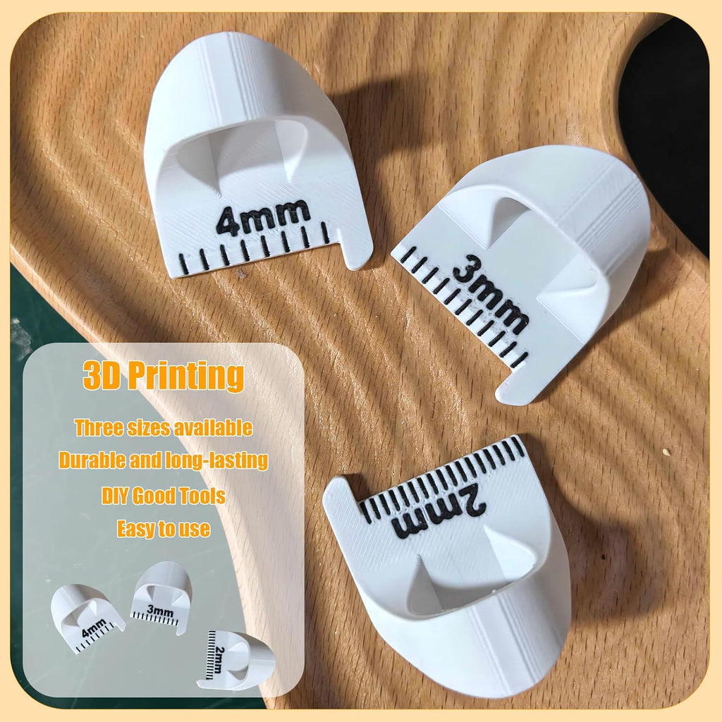 Sewing Templates, Sewing Template Kit for Consistent Stitches, Equal Stitch Sewing Templates with 3 Sizes (4mm, 3mm and 2mm), Quilting and Sewing Aids, DIY Sewing Tools