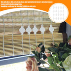 20 Pack String Clip for Roll Up Shade Compatible with Radiance, Cord Clips for Curtains and Shades, Outdoor Bamboo Roller Blind Replacement Clips